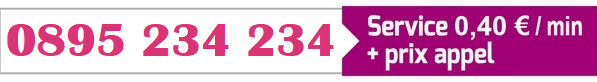 Numéro audiotel : 0895234234