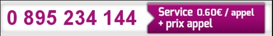 Numéro audiotel : 0895234144