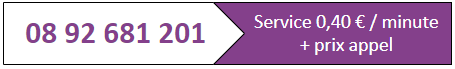 Numéro audiotel : 0892681201